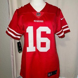 NWT NFL Nike OnField Players Women's SF 49ERS Jersey Joe Montana Size Large